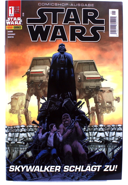 Star Wars Comic Heft Nr. 1 (Comicshop-Cover): Skywalker schlägt zu!